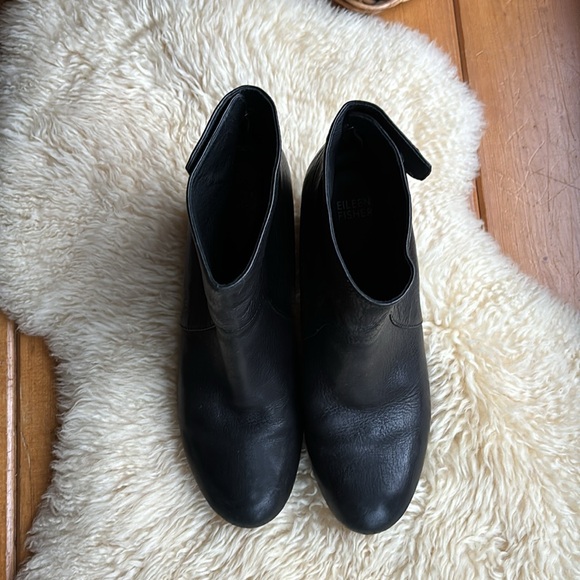 Eileen Fisher Leather Boots - Picture 9 of 11